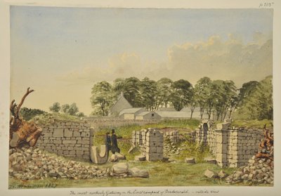 1857 के बर्डोस्वाल्ड रोमन किले में पूर्वी गेट द्वारा डेविड मोसमैन
