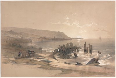कैफास लुकिंग टुवर्ड्स माउंट कार्मेल, 1839। द्वारा डेविड रॉबर्ट्स