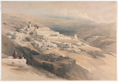टेरा-सांता का कॉन्वेंट, नाज़ारेथ, 1839। द्वारा डेविड रॉबर्ट्स