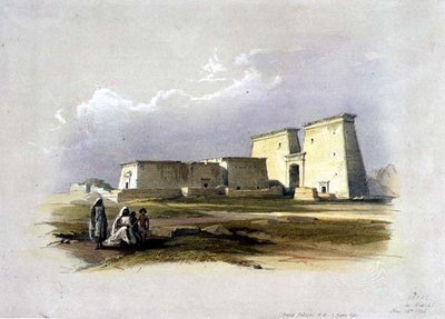 डक्के, "मिस्र और नूबिया" से, Vol.1 (लिथो) द्वारा डेविड रॉबर्ट्स