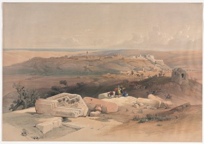 गाजा, 1839। द्वारा डेविड रॉबर्ट्स
