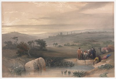 उत्तर से यरूशलेम, 1839। द्वारा डेविड रॉबर्ट्स