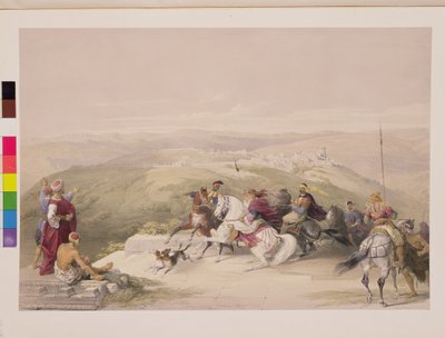 लुब हागे (1806-85) पब द्वारा उकेरी गई &39;द होली लैंड&39; के खंड I से सब्त, प्राचीन सामरिया, अप्रैल 17 1839, प्लेट 44। 1842 द्वारा डेविड रॉबर्ट्स