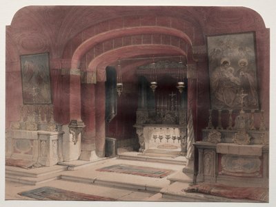 श्राइन ऑफ द एनेग्रेशन, नाज़रेथ, 1839। द्वारा डेविड रॉबर्ट्स