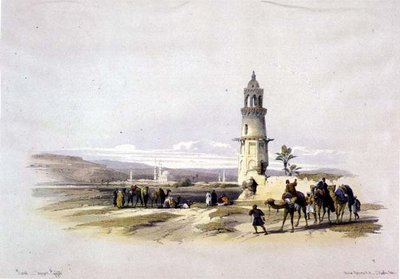 सियोल, ऊपरी मिस्र, "मिस्र और नूबिया" से, खंड 1 (लिथो) द्वारा डेविड रॉबर्ट्स