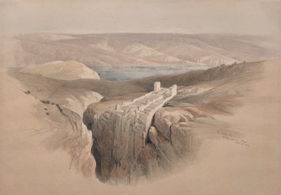 डेड सी लुकिंग टुवार्ड्स मोआब, 1839। द्वारा डेविड रॉबर्ट्स