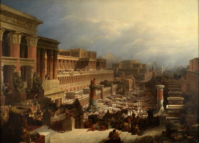 इस्राएलियों का प्रस्थान, 1829 द्वारा डेविड रॉबर्ट्स