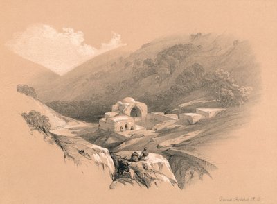 फाउंटेन ऑफ जॉब, 1855 द्वारा डेविड रॉबर्ट्स