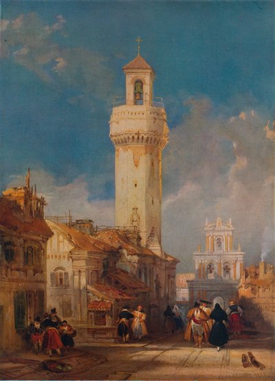 चर्च ऑफ़ द सैन निकोलस डे ला विला, कॉर्डोबा, 1834 द्वारा डेविड रॉबर्ट्स