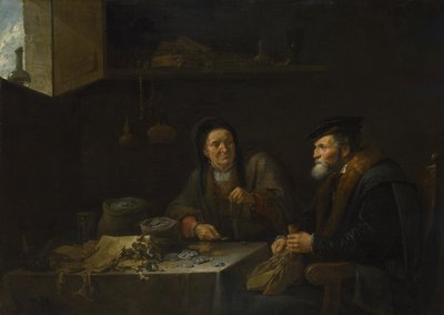 द रिचेबल ऑफ़ द रिच फ़ूल, 1648 द्वारा डेविड टेनियर्स द यंगर