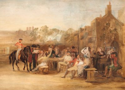 1819 में वाटरलू डिस्पैच पढ़ने वाली चेल्सी पेंशनर्स द्वारा डेविड विल्की