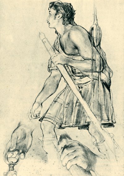 हाइलैंडर, 19वीं सदी की शुरुआत, 1946। द्वारा डेविड विल्की