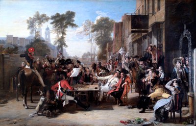 द चेल्सी पेंशनर्स रीडिंग द वाटरलू डिस्पैच, 1822 द्वारा डेविड विल्की