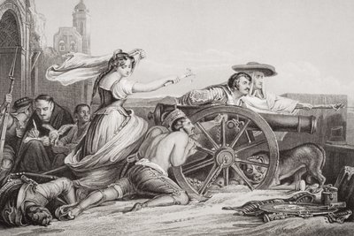 Saragossa की रक्षा, 1808 में, अंग्रेजी और स्कॉटिश इतिहास के खंड &39;खंड II से द्वारा डेविड विल्की