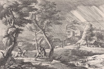 प्लेट 6: टेम्पेस्ट, 1743। द्वारा डेविड एंटोनियो फोसाटी