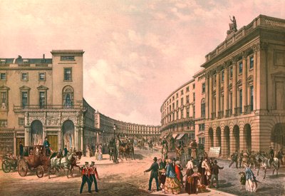 क्वाड्रंट, रीजेंट स्ट्रीट, c1852। द्वारा दिन और बेटा