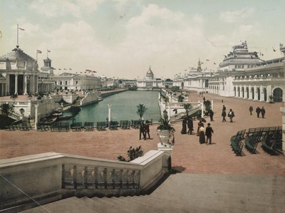 ग्रैंड कोर्ट, ट्रांस-मिसिसिपी एक्सपोजिशन, 1898 द्वारा डेट्रोइट फोटोग्राफिक कंपनी
