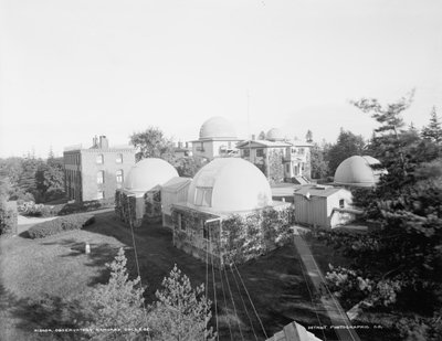वेधशाला, हार्वर्ड कॉलेज, c.1900 (b/w फोटो) द्वारा डेट्रोइट प्रकाशन कंपनी