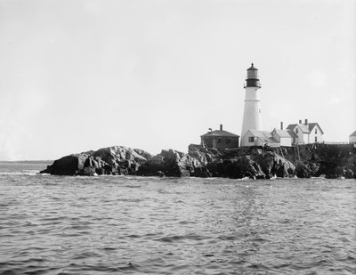 पोर्टलैंड हेड लाइट, पोर्टलैंड, मेन, c.1900-10 द्वारा डेट्रोइट प्रकाशन कंपनी