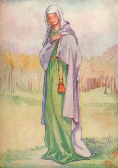 हेनरी III के समय की एक महिला, 1907 द्वारा डायोन क्लेटन कैल्थ्रोप