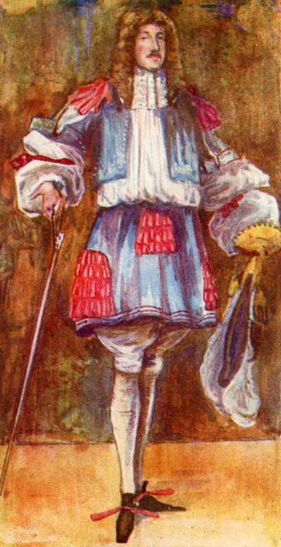 चार्ल्स द्वितीय के शासनकाल में मनुष्य की पोशाक (1660-1685) द्वारा डायोन क्लेटन कैल्थ्रोप