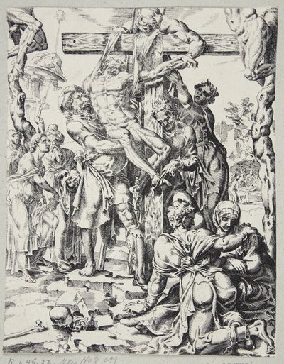 क्रूस से उतरना द्वारा Maarten van Heemskerck