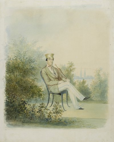 ग्रिगोरी स्टेपानोविच टार्नोव्स्की का पोर्ट्रेट, 1840 के दशक का अंत द्वारा दिमित्री इवानोविच बेज़परच्य