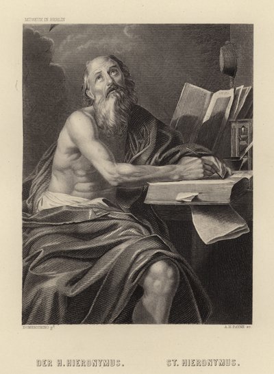 सेंट हिरोनिमस द्वारा Domenichino