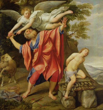 इसहाक का बलिदान द्वारा Domenichino