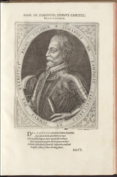 हेटमैन जन ज़मॉस्की 1542-1605 द्वारा डोमिनिकस या कस्टोडिस कस्टोस