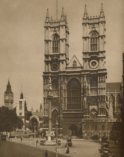 वेस्टमिंस्टर एब्बे के फैब्रिक में द हैंड ऑफ व्रेन, c1935। द्वारा डोनाल्ड मैकलेश