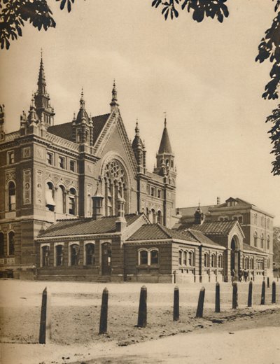 मिडिल ब्लॉक और सीनियर स्कूल डुलविच कॉलेज में, c1935। द्वारा डोनाल्ड मैकलेश