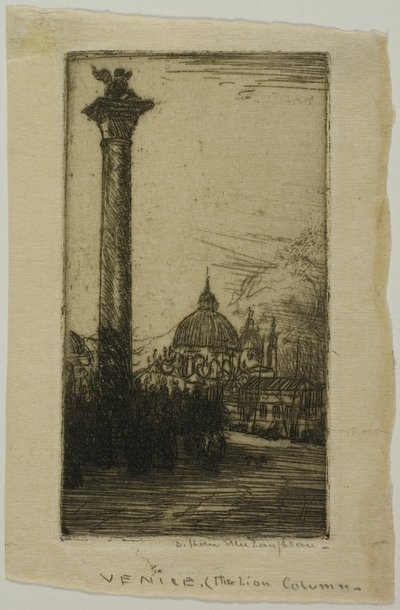 सिंह स्तंभ, वेनिस द्वारा डोनाल्ड शॉ MacLaughlan