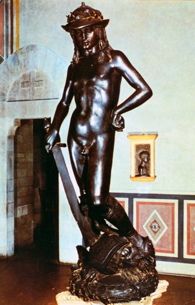 डेविड की कांस्य प्रतिमा, c1430-1440 द्वारा Donatello