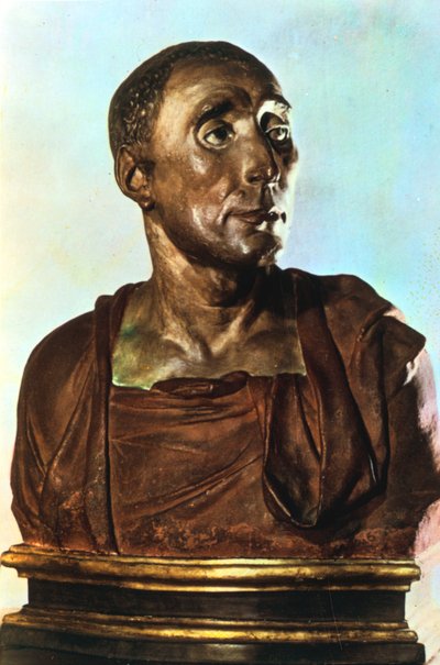 निकोलो दा उज़ानो की बस्ट, c1430s द्वारा Donatello