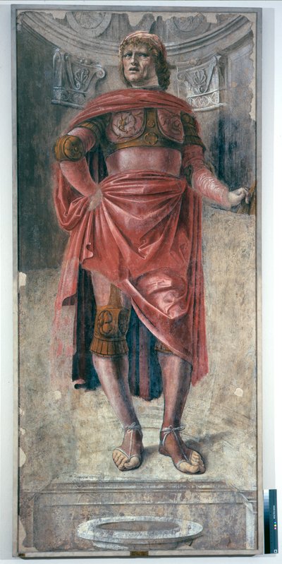 टू-हैंडेड स्वॉर्ड वाला आदमी, c.1486 द्वारा डोनाटो ब्रैमांटे