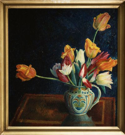 ट्यूलिप एक स्टैफ़ोर्डशायर जुग में द्वारा Dora Carrington