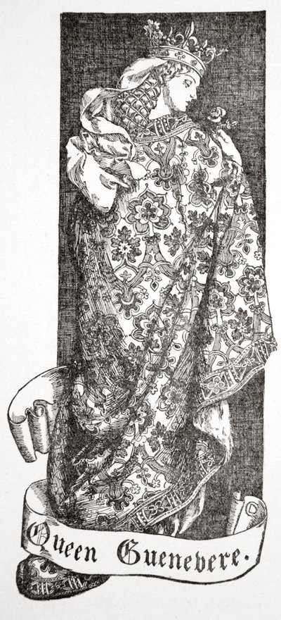 क्वीन गुएनवेरे, 1905। द्वारा डोरा कर्टिस