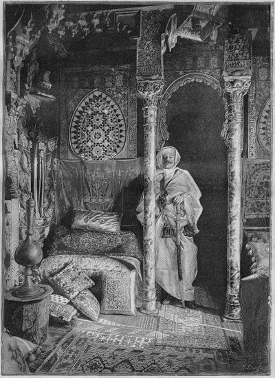 1892 में रोशफोर्ट में अपने घर में पियरे लोटी। डोर्नैक की तस्वीर के आधार पर। द्वारा डोर्नैकी