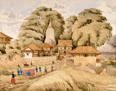 नारायण - हित्ते, काठमांडू, नेपाल के पास द्वारा डॉ हेनरी एम्ब्रोस ओल्डफील्ड