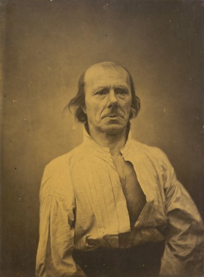 फेस इन रिपोज, 1854-1856, 1862 में छपा। द्वारा डचेन डी बोलोग्ने