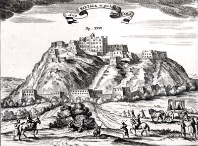 बिताला, लामा द ग्रेट का किला, ल्हासा का साम्राज्य, अथानसियस किरचर (1602-80) एम्स्टर्डम, 1670 (उत्कीर्णन) (बीडब्ल्यू फोटो) द्वारा &39;ला चाइन चित्रण&39; से चित्रण द्वारा डच स्कूल
