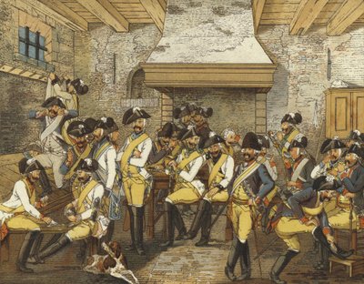 डच घुड़सवार सेना की वर्दी, c1790 द्वारा डच स्कूल