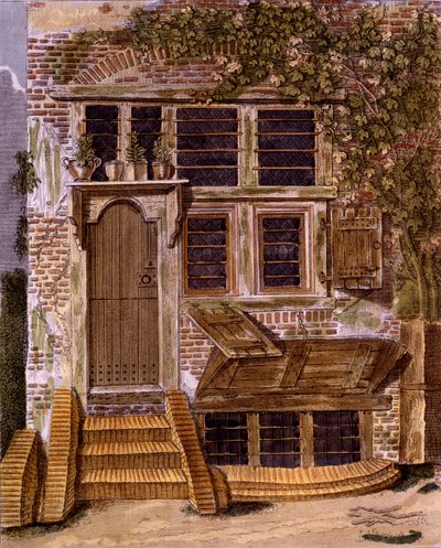 जी वैन लार द्वारा गार्डन रत्न की पत्रिका से गार्डनर्स कॉटेज डिजाइन, 1802 प्रकाशित द्वारा डच स्कूल