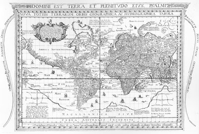 नोवा टोटिअस टेरारम Orbis Geographica एसी वर्णन: 1642 द्वारा डच स्कूल