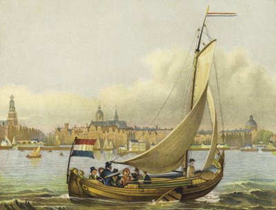 Y, नीदरलैंड, 19 वीं शताब्दी में नौका विहार द्वारा Dutch School