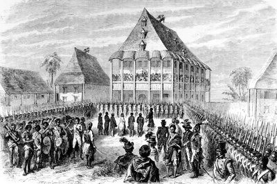 1846-1848 महारानी रानावियो द्वारा मैडम फ़ाइफ़र (इडा फ़िफ़र) का आगमन द्वारा डच स्कूल
