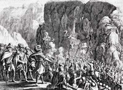 मसदा की घेराबंदी, c.1700 द्वारा डच स्कूल