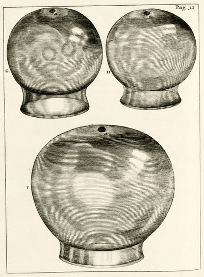 विभिन्न cupping चश्मा, व्यावहारिक अभ्यास से फ्रेडेरिक डेक्कर्स द्वारा, 1694 विधि के इलाज के लिए द्वारा डच स्कूल