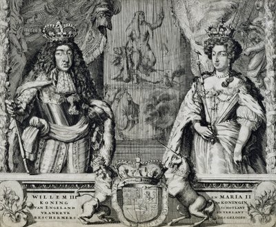 विलियम III (1650-1702) और मैरी II (1662-94), c.1688-94 द्वारा डच स्कूल